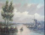 Hermanus Cornelis Hokken (1927-1988) - Water landscape, Ophalen of Verzenden