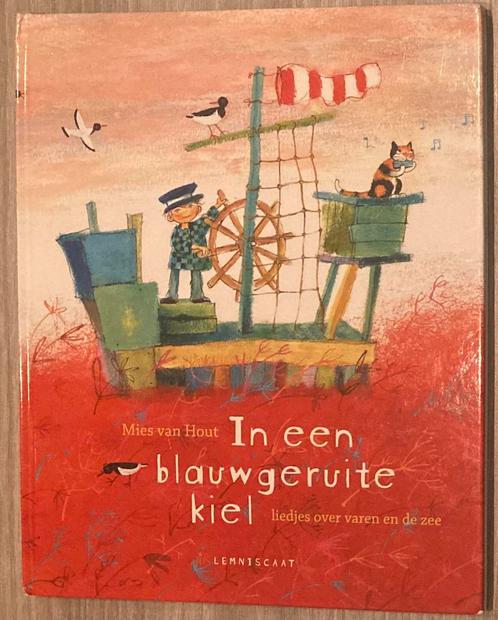 In een blauwgeruite kiel + Audio - Mies van Hout, Boeken, Kinderboeken | Baby's en Peuters, Zo goed als nieuw, Ophalen of Verzenden