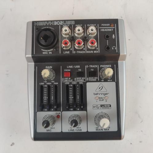 Behringer Xenyx 302USB || Nu voor €19.99!, Muziek en Instrumenten, Midi-apparatuur, Gebruikt, Ophalen of Verzenden