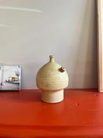 Vintage keramiek olielampje in beige kleur, Ophalen of Verzenden
