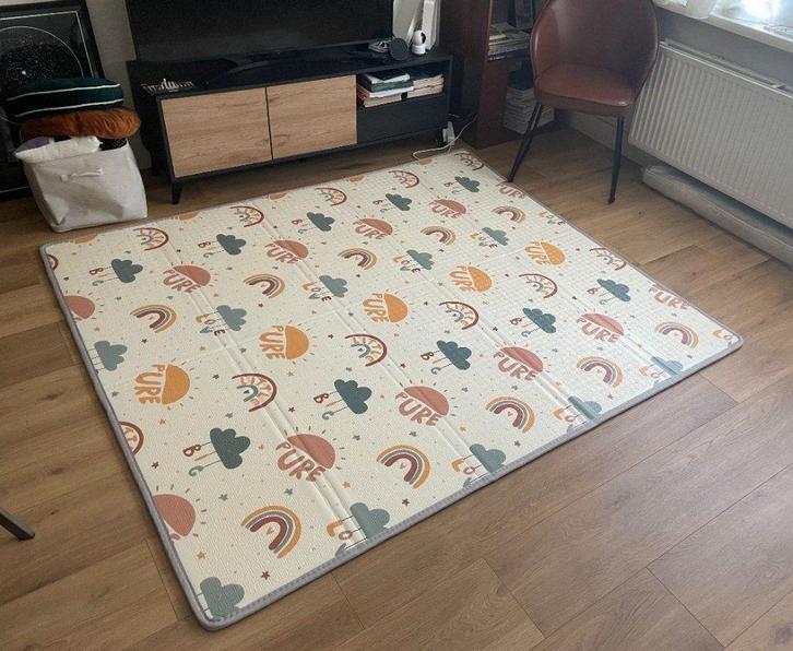 XXL Baby Play Mat — Soft, Foldable & Lovely, Kinderen en Baby's, Speelgoed | Speelkleden, Zo goed als nieuw, Ophalen of Verzenden