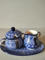 Roomstel melkkan suikerpot schaaltje Bunzlau Castle, Huis en Inrichting, Keuken | Servies, Lies@bunzlaunoord.nl, Keramiek, Overige typen