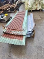 Stalen dakplaten/wandplaten en nokstukken, Zo goed als nieuw, 15 m² of meer, Metaal, Ophalen