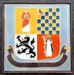 Om 1940 -1950 Wapenschild Dorp Schinnen Westraven Tegel