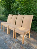 4 Loom Eetkamerstoelen van Riet, Antiek en Kunst, Ophalen of Verzenden