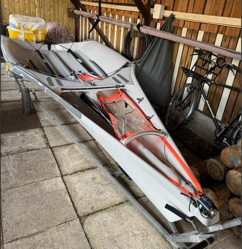 29-er wedstrijdzeilboot NED 3156, Watersport en Boten, Open zeilboten, Zo goed als nieuw, Overige typen, 3 tot 6 meter, Polyester