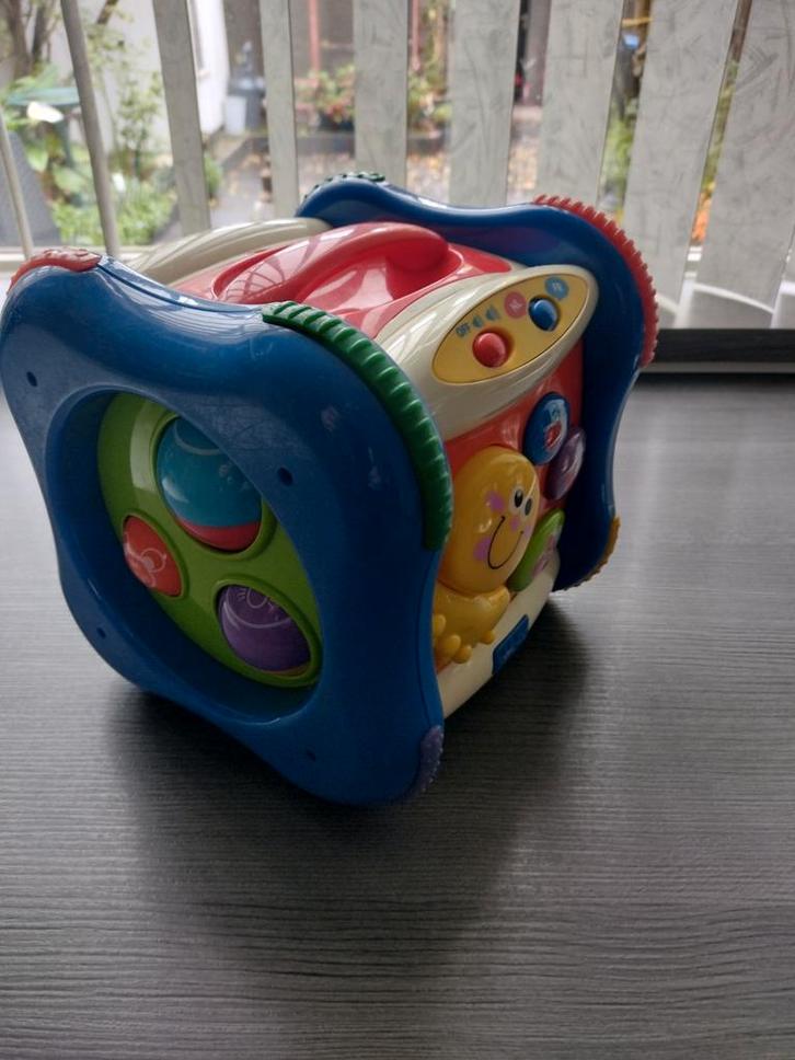 Vtech Baby Speelkubus, Kinderen en Baby's, Speelgoed | Babyspeelgoed, Gebruikt, Overige typen, Met geluid, Ophalen of Verzenden