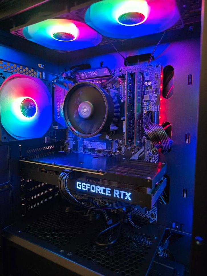 Gaming PC - Ryzen 7 5700x, RTX 3070, Computers en Software, Desktop Pc's, Zo goed als nieuw, 3 tot 4 Ghz, SSD, 16 GB, Met videokaart