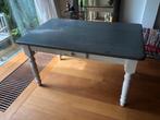 Brocante eettafel, Huis en Inrichting, Tafels | Eettafels, Ophalen, Gebruikt, 100 tot 150 cm, 50 tot 100 cm