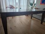 Oersterke Eettafel hout 2.00 x 1.03 mtr, Ophalen, Gebruikt, 100 tot 150 cm, 200 cm of meer