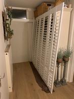 Houten shutters 6-luik 214 x 223cm (bxh), Ophalen, 200 cm of meer, Wit, 200 cm of meer