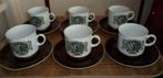 6 Kop en schotels wapen van Fryslân / Friesland., Huis en Inrichting, Keuken | Servies, Ophalen of Verzenden, Zo goed als nieuw