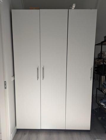 PAX kasten wit 1x enkel 1x dubbel