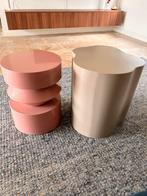 Salon-/bijzettafel set, Huis en Inrichting, Tafels | Bijzettafels, Zo goed als nieuw, Overige vormen, Ophalen, 45 tot 60 cm