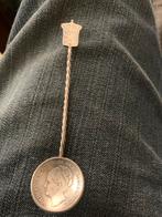 Antieke Wilhelmina Munt Lepel 1939 Souvenir Bestek Kroon Ned, Antiek en Kunst, Antiek | Goud en Zilver, Ophalen of Verzenden, Zilver