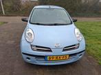 Nissan Micra 1.2 2005, AIRCO, APK 10 aug. 2026, km 122519, Auto's, Voorwielaandrijving, Stof, 4 cilinders, Blauw