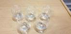 Glazen voor cognac / vieux, 5 stuks, Verzamelen, Ophalen of Verzenden