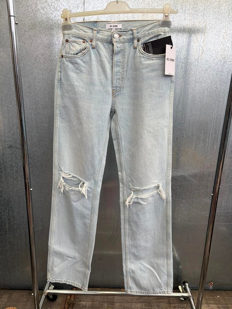 Redone re/done spijekrbeoek 26 €340 high rise loose, Ophalen of Verzenden, Zo goed als nieuw, Blauw, W27 (confectie 34) of kleiner