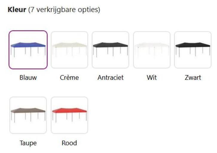Partytent opvouwbaar paviljoen easy pop up 3x6 GRATIS BEZORG, Tuin en Terras, Partytenten, Nieuw, Partytent, 2 meter of meer, 5 tot 8 meter