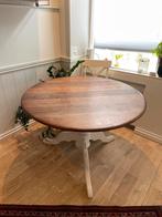 Ronde landelijke eettafel ø113cm, Huis en Inrichting, Tafels | Eettafels, Ophalen, Gebruikt, Rond, Landelijk