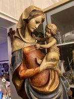 Waardevolle madonna van Roland Sadei Bolzano 73 cm, Antiek en Kunst, Kunst | Beelden en Houtsnijwerken, Ophalen of Verzenden