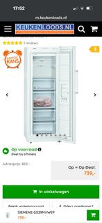 Vrijstaande diepvries SIEMENS GS29NVWEP, Ophalen, Zonder vriesvak, 200 liter of meer, 60 cm of meer
