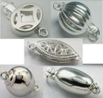 Massief zilveren slot - nieuw - diverse modellen, Verzenden, Zilver, Ketting