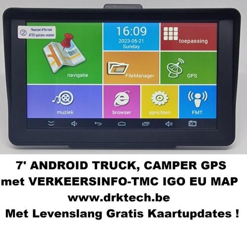 7' ANDROID Navigatie Tablet Camper, Auto GPS TMC IGO Eu Map., Caravans en Kamperen, Camper-accessoires, Nieuw, Ophalen of Verzenden