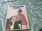 It's Easy To Play Ragtime Booth, Muziek en Instrumenten, Ophalen of Verzenden, Zo goed als nieuw, Artiest of Componist, Piano