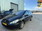 Peugeot 307 SW 2.0 16V Automaat 7 persoons 2003, Auto's, Zwart, 4 cilinders, 7 stoelen, Zwart