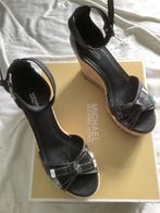 Elegante Michael Kors Sleehak Sandalen - Maat 38, Ophalen of Verzenden, Zo goed als nieuw, Zwart, Sandalen of Muiltjes