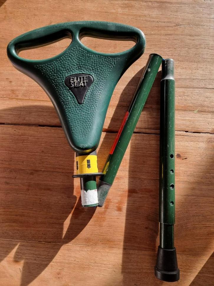 Elite Seat opvouwbare wandelstok met zitje, Diversen, Wandelstokken, Verstelbaar, Ophalen