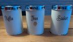 Vintage Koffie, Thee, Suiker Potten Set, Ophalen of Verzenden