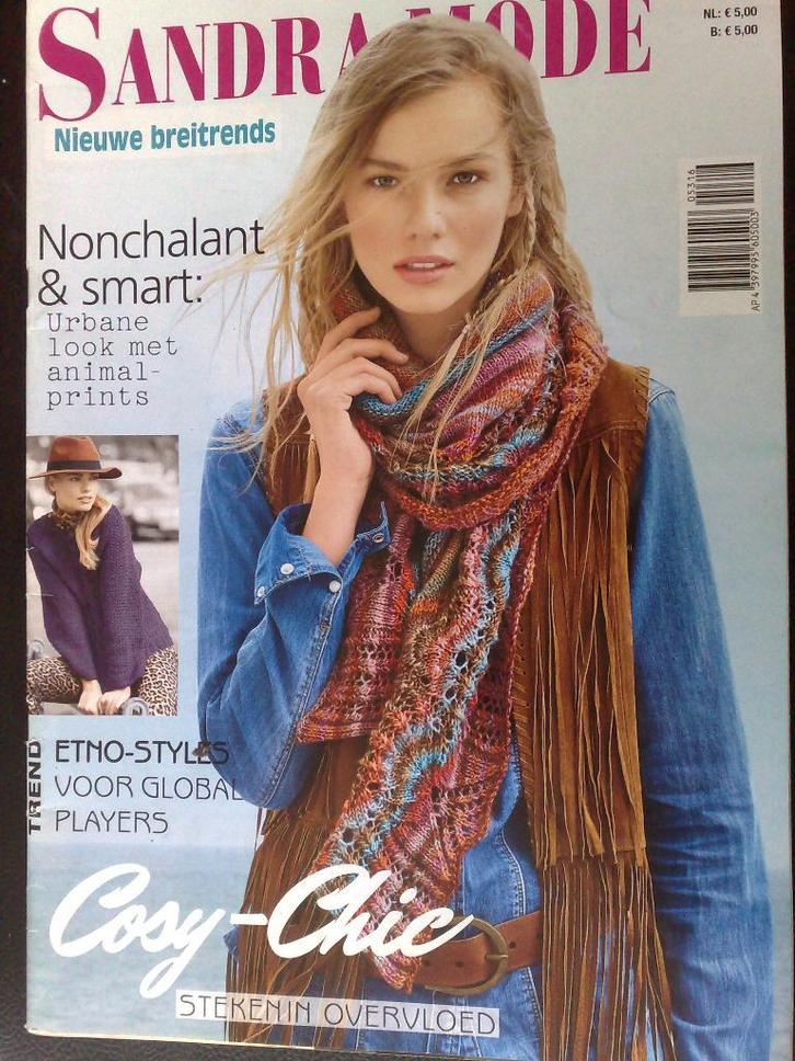 Sandra mode special nieuwe brietrends nr. 53, Hobby en Vrije tijd, Breien en Haken, Zo goed als nieuw, Breien, Patroon of Boek