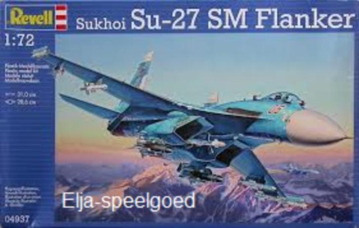 Revell 1:72 4937 Sukhoi Su-27 SM Flanker modelbouw vliegtuig, Hobby en Vrije tijd, Modelbouw | Vliegtuigen en Helikopters, Nieuw