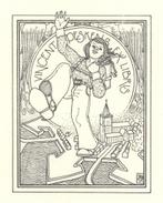 2132 Ex Libris Nederland : Ad van Hoof, z.j., Antiek en Kunst, Kunst | Etsen en Gravures, Verzenden