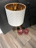 IKEA Tafellamp - Wit met Goud, Ophalen, Gebruikt, Metaal, Minder dan 50 cm