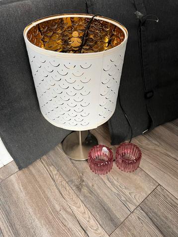 IKEA Tafellamp - Wit met Goud beschikbaar voor biedingen