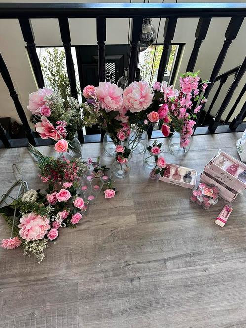 Tafel schikking bruiloft/babyshower, Huis en Inrichting, Woonaccessoires | Kunstplanten en Kunstbloemen, Nieuw, Ophalen