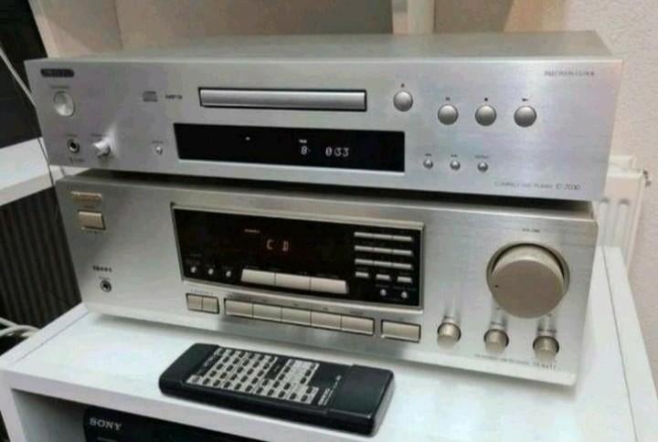 Onkyo stereo set tx-8211 receiver + cd speler v-7030, Ophalen of Verzenden, Overige merken