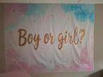 Gender reveal decoratie, Ophalen of Verzenden, Versiering, Geboorte of Huwelijk
