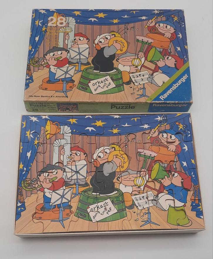 Vintage Mainzelmannchen / Mainzelmannetjes IV Puzzel 1978, Verzamelen, Poppetjes en Figuurtjes, Gebruikt, Ophalen of Verzenden