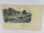 Groningen - Damsterdiep met vele schepen begin 1900, Ophalen of Verzenden, Voor 1920, Ongelopen, Groningen
