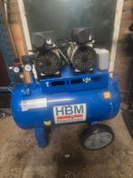 HBM 70 Liter Compressor - Twee Cilinder, Ophalen of Verzenden