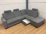 Mooie luxe grijze hoekbank (slaapbank opbergvak) - GEREINIGD, Huis en Inrichting, Ophalen, 250 tot 300 cm, Luxe, Hoekbank