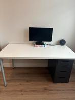 Ikea Bureau met ladekast - 150x75x75cm, Huis en Inrichting, Ophalen, Gebruikt, Bureau