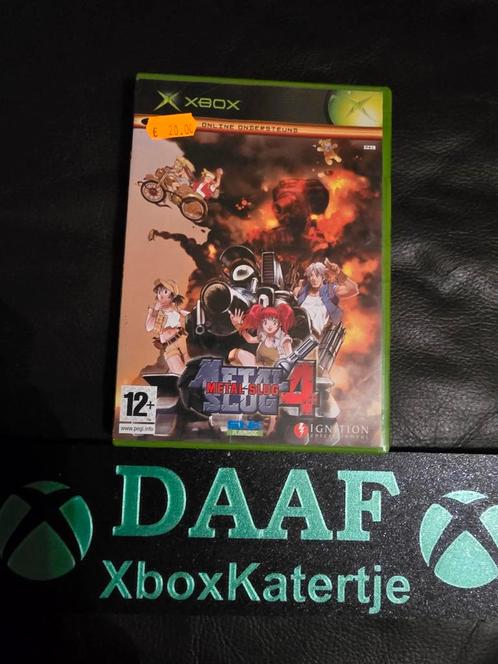 Metal slug 4 - xbox classic (cd lichte gebruikerssporen), Spelcomputers en Games, Games | Xbox Original, Gebruikt, Avontuur en Actie
