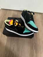 Air Jordan 1 Low Black Aurora Green Laser Orange, Nieuw, Jordan, Ophalen of Verzenden, Sneakers of Gympen