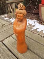 Exclusief Houten Beeld van Kwan Yin 2, zeer goed snijwerk, Antiek en Kunst, Kunst | Beelden en Houtsnijwerken, Ophalen of Verzenden