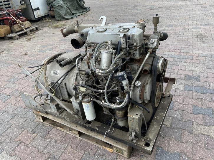 mercedes om364a turbo generator set 50 kva fischer panda pan, Doe-het-zelf en Verbouw, Aggregaten, Gebruikt, Dieselolie, Ophalen of Verzenden